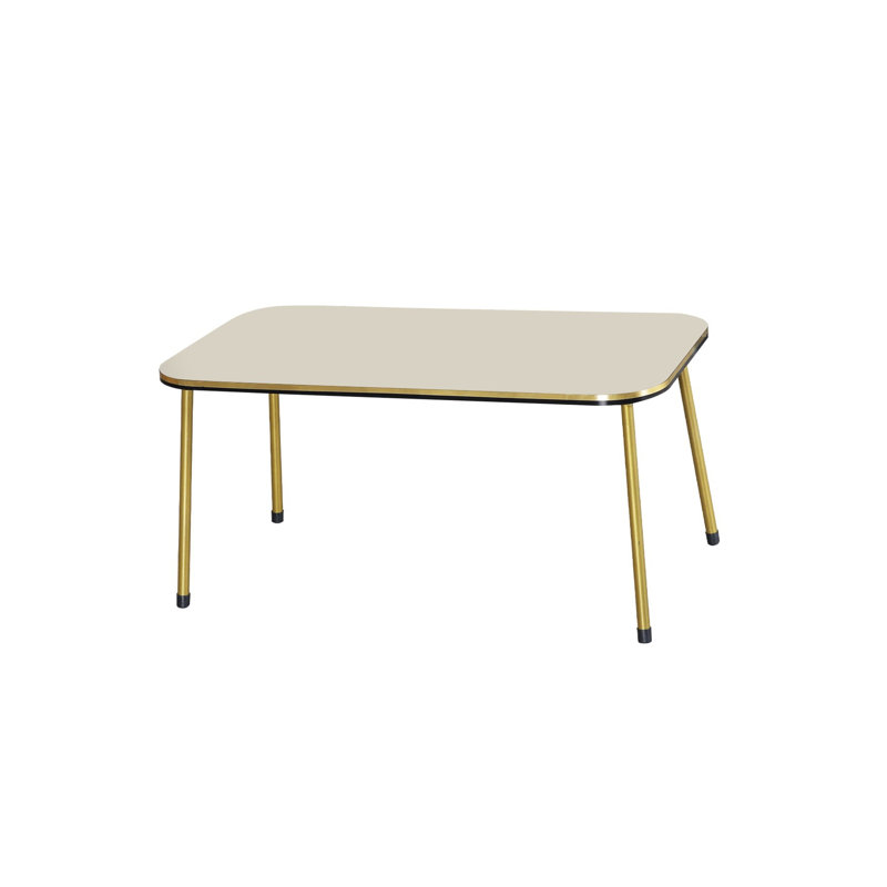 Suzette Four Leg Coffee Table, Cream White