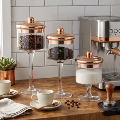Ensemble de pots de cuisine en verre 3 pièces