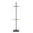Cole And Grey Metal Tall 2 Hook Coat Rack With Gold Accents