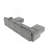 Chenille Modular Sectional Sofa,U Shaped Reversible Couch,Free Combination