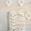 Abad Geometric Hand-Loomed Light Blue/Yellow Area Rug-474849972