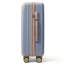 Ensemble de 3 valises haut de gamme en ABS bleu pâle, valise rigide avec serrure TSA, disponible en formats de 20, 24 et 28 pouces, équipée de roulettes pivotantes à 360° pour vos voyages.