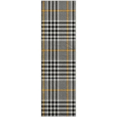 Premium Machine Washable Corry AMF1054 Plaid Rug