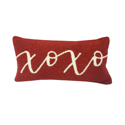 Oreiller rouge Xoxo