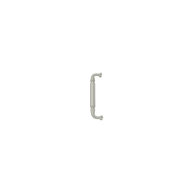 Deltana DP2575U5 Door Pull without Rosette, 10" in Antique Brass, Satin Nickel