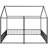 21 Metal Twin House Beds, Black, Strong & Safe Platform Design 2 Shared Construction Protected-2097664918