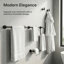 6-Piece Bathroom Hardware Set in Matte Black-100351490
