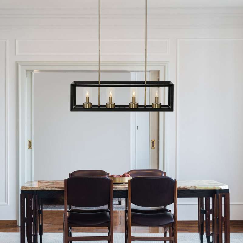 4 - Light Dark Bronze Kitchen Island Pendant