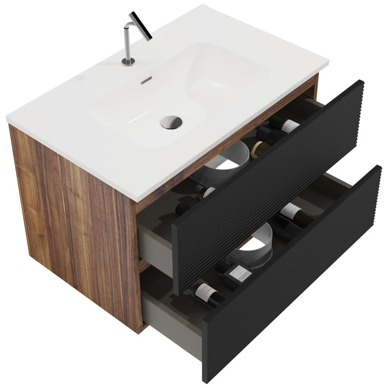 Meuble-lavabo de salle de bain Modern, 30"