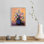 Anémones et lilas dans un vase bleu, d'après 1912 par Odilon Redon - reproduction d'art sur toile
