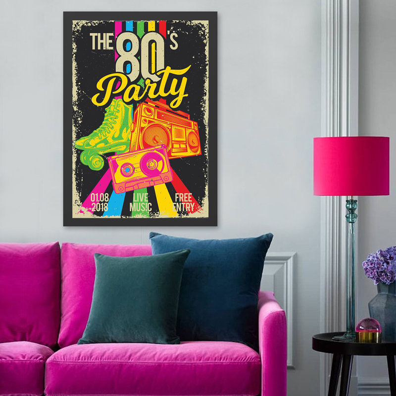 Decorative Framed MDF Painting