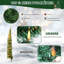 210cm H Lighted Artificial Christmas Tree