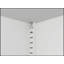 Armoire de rangement en métal durable avec tablettes réglables et portes galbées, parfaite pour la vie organisée dans n'importe quelle pièce-1133489712