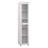 Braydan Tall Curio Storage Cabinet - Tall Bookshelf Perfect for Living Room, Kitchen, Bedroom & Office - Storage Cabinet with 5 Storage Shelving & 1 Glass Door Display-696514615
