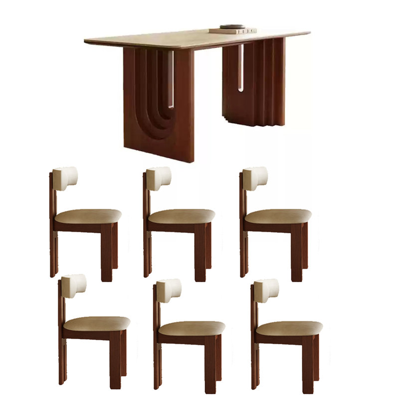 Ensembles de tables de salle à manger modernes et modernes., H 29,53 po x L 62,99 po x l 31,5 po