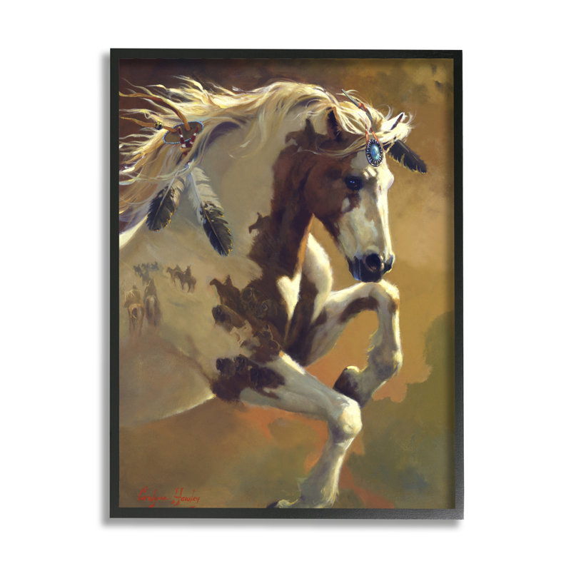 Stupell Industries, art sautant sur toile par Carolyne Hawley, Giclée encadrée noir minuit, H 14 po x l 11 po x P 1,5 po