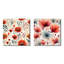 Jessy - Ensemble de 2 collages carrés floraux-101855825-101855823