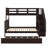 Fashionable Twin-Over-Full Bunk Bed With Trundle-1206371303