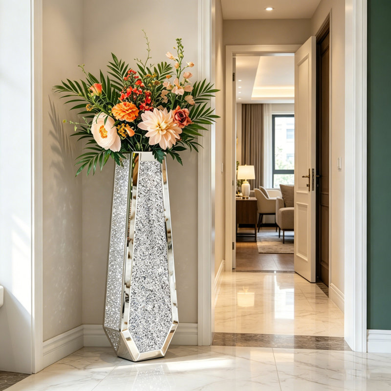 Batula Glass Floor Vase