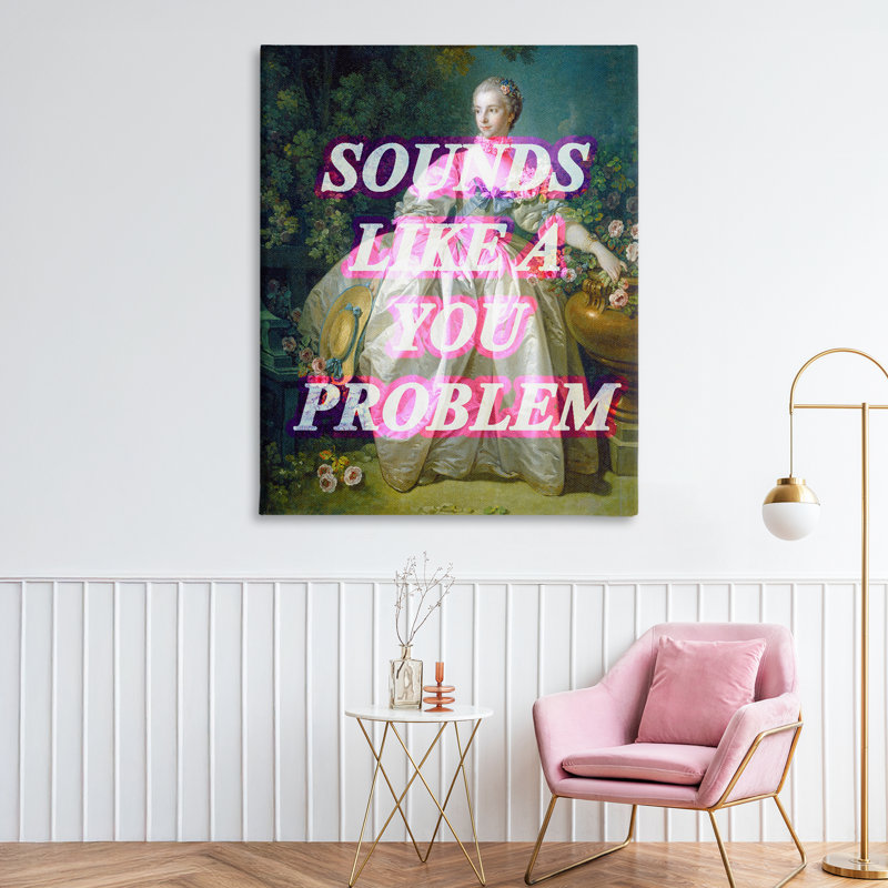 Sounds Like A You Problème, conception par Lil 'Rue, H 48 po x l 36 po