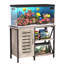 Support d'aquarium 40-50 gallons, support d'aquarium robuste avec armoire grège