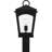 Claborn 1-Light Earth Black Outdoor Post Lantern