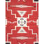 Canvello Reversible Wool Red Area Rug- 9' X 11'10''