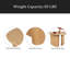 Table d'appoint de table fuselée (bois naturel)