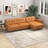Santiago Upholstered L-Shaped Sectional-792804801