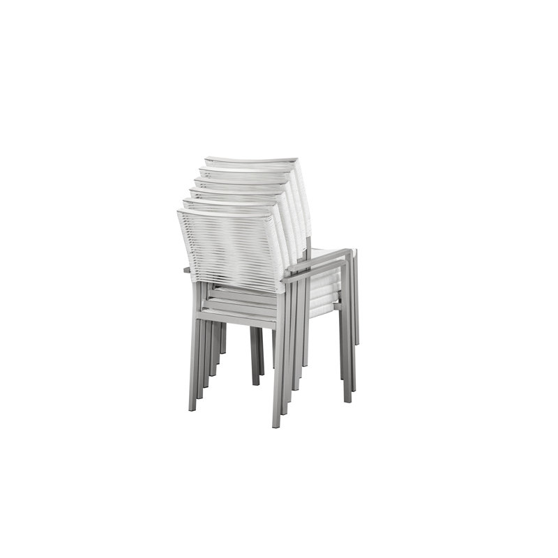 Bella 7 Piece Dining Set, White