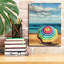  «Beach Umbrella 1» par Alonzo Saunders, art mural sur toile, 12 po x 16 po-1773741148