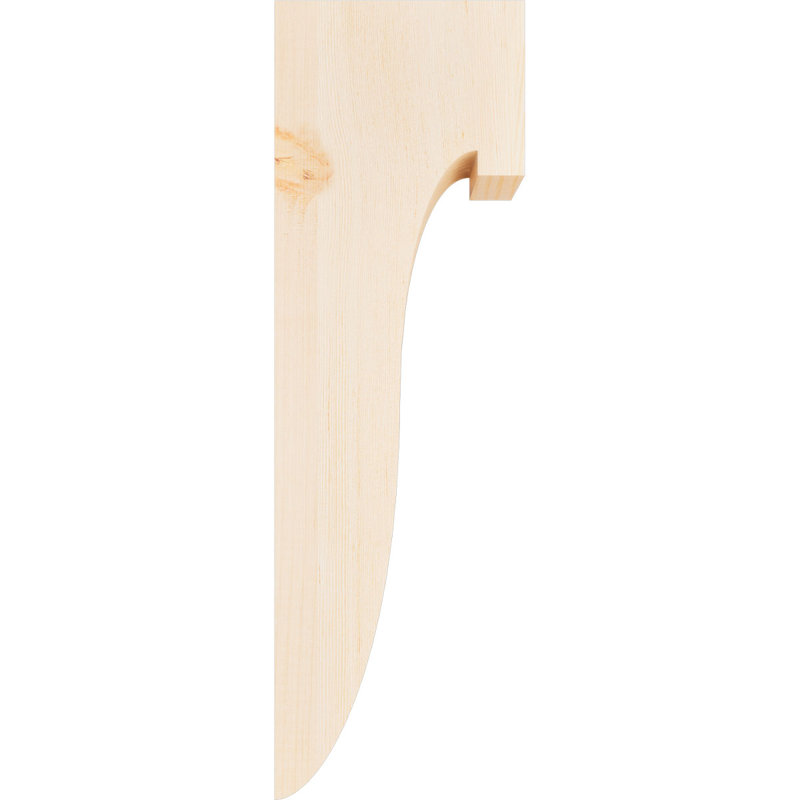 Del Monte Corbel, H 24 po x l 3,5 po x P 8 po, Sapin de Douglas, Lisse