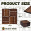 31cm L x 31cm W Solid Wood Interlocking Deck Deck Tile Kit-2110090923