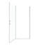 Space-saving Shower & Tub Doors With Chrome Finish And Tempered Glass