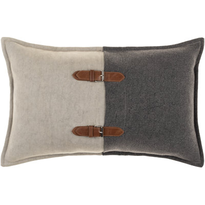 Placide Cotton blend Lumbar Rectangular Pillow