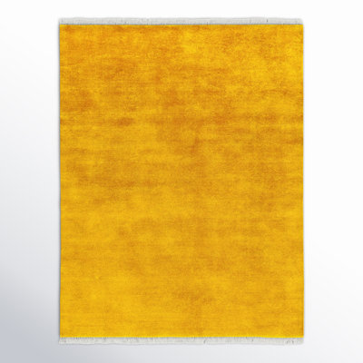 Clio Hand-Woven Beige Wool Rug