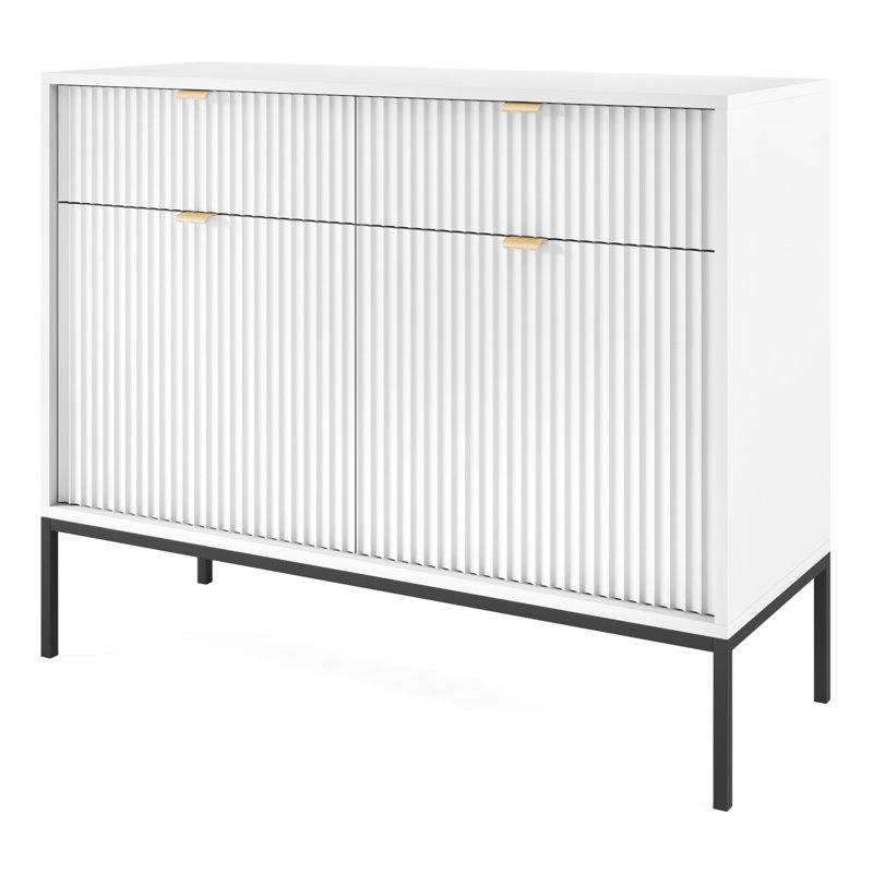 Beton 104cm Sideboard, White