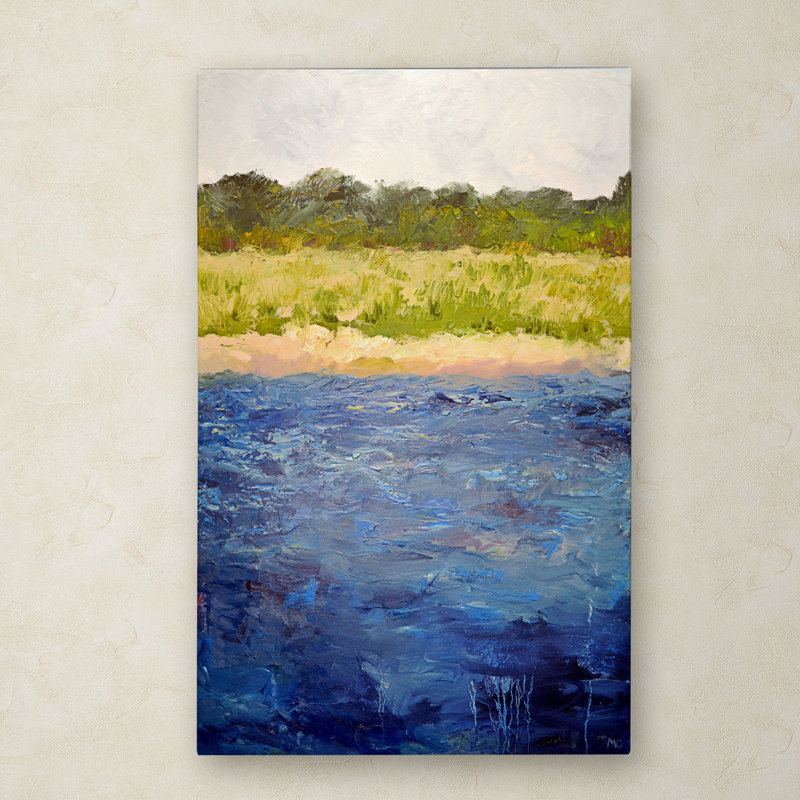 « côtier des dunes », reproduction d’art sur toile tendue, H 19 po x l 12 po x P 2 po