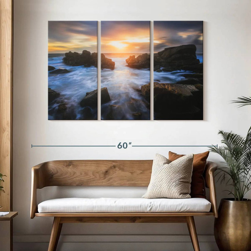 Gillard Sunset Beach In Phuket, 32" H x 50" W