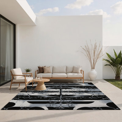 Tapis argenté intérieur et extérieur Eclipse