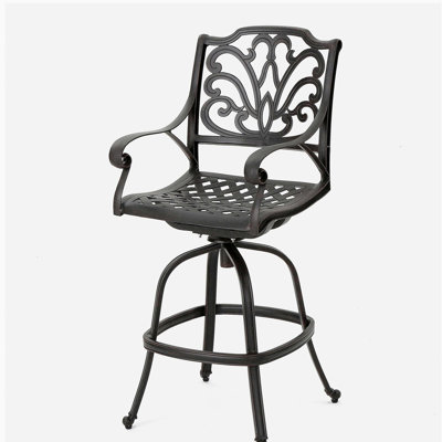 Cast Aluminium SWIVEL BAR STOOL