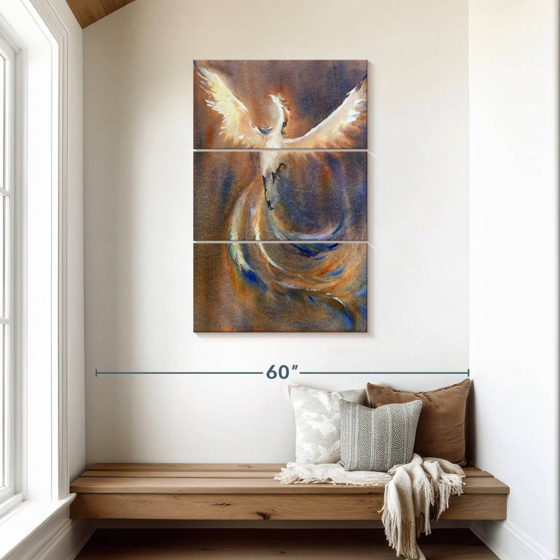 Rising Phoenix, 45" H x 28" W