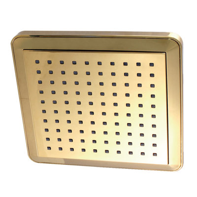 Kingston Brass K250A1 Claremont 9.6 In. Square Rainfall Showerhead, Polished Chrome