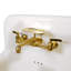 Nantucket Sinks 16.5''  Fireclay Specialty Wall Mount Bathroom Sink with Faucet and Overflow-963091388-963091389