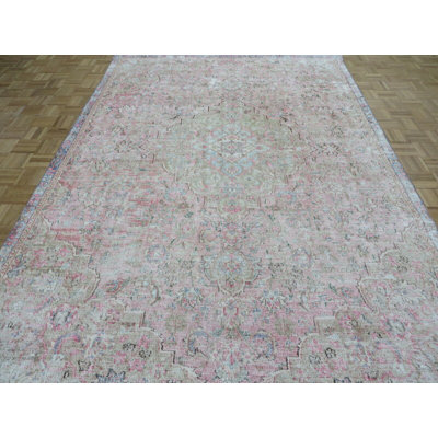 Tapis oriental turc rétro noué à la main 7 x 10 4456FE175FA44094A8BE7560857DD579