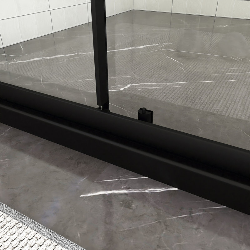 72 In. H Single Sliding Shower Door