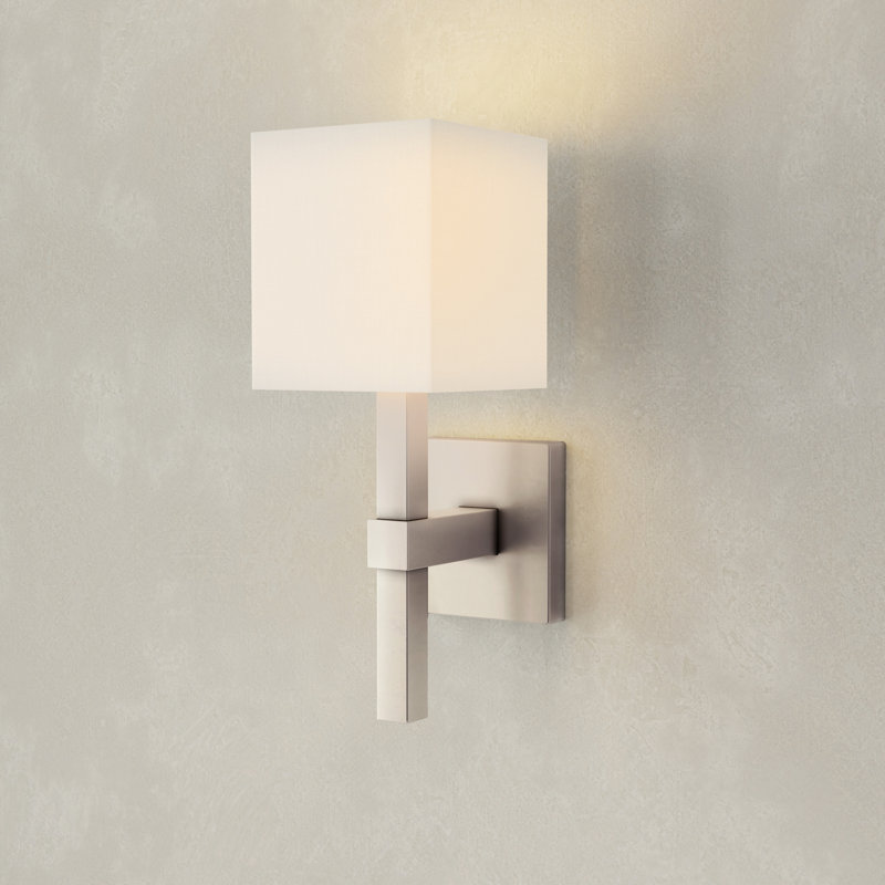 Applique murale articulée à 1 lumière Akendra, Nickel brossé