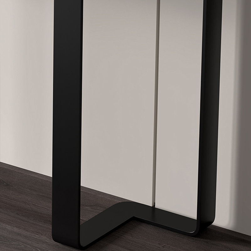 Console légère de style luxueux et moderne, Noir, H 33,5 po x l 47,2 po x P 13,8 po, Noir