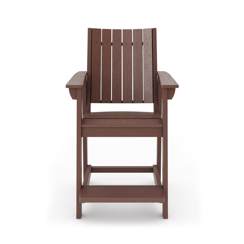 Chaise de comptoir Modern, Brun