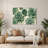 Botanical Haworthia Beige Metal Wall Art-381140523